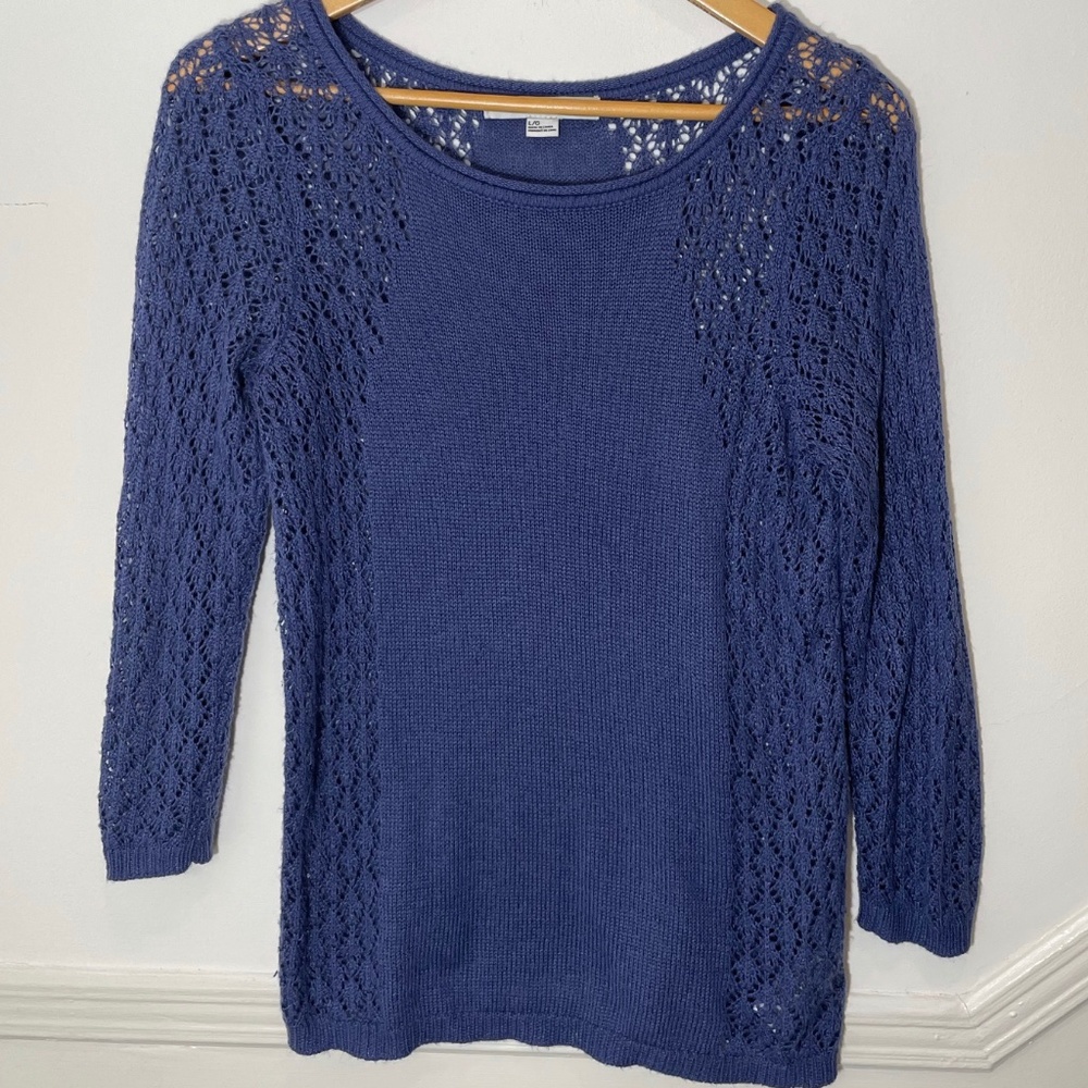 Forever 21 Sweater Open Knit Sleeves